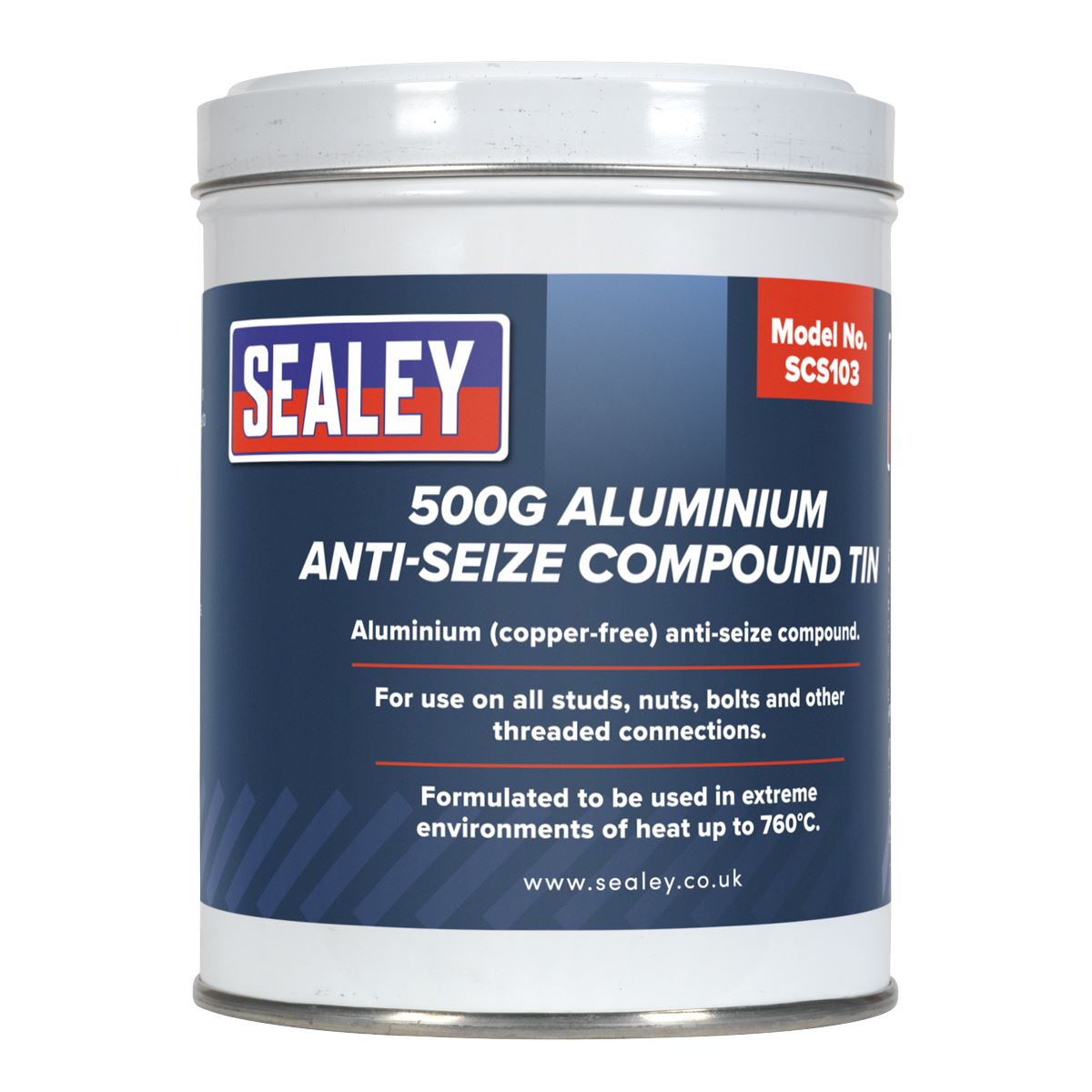 Sealey Aluminium Anti-Seize Compound 500g Tin 