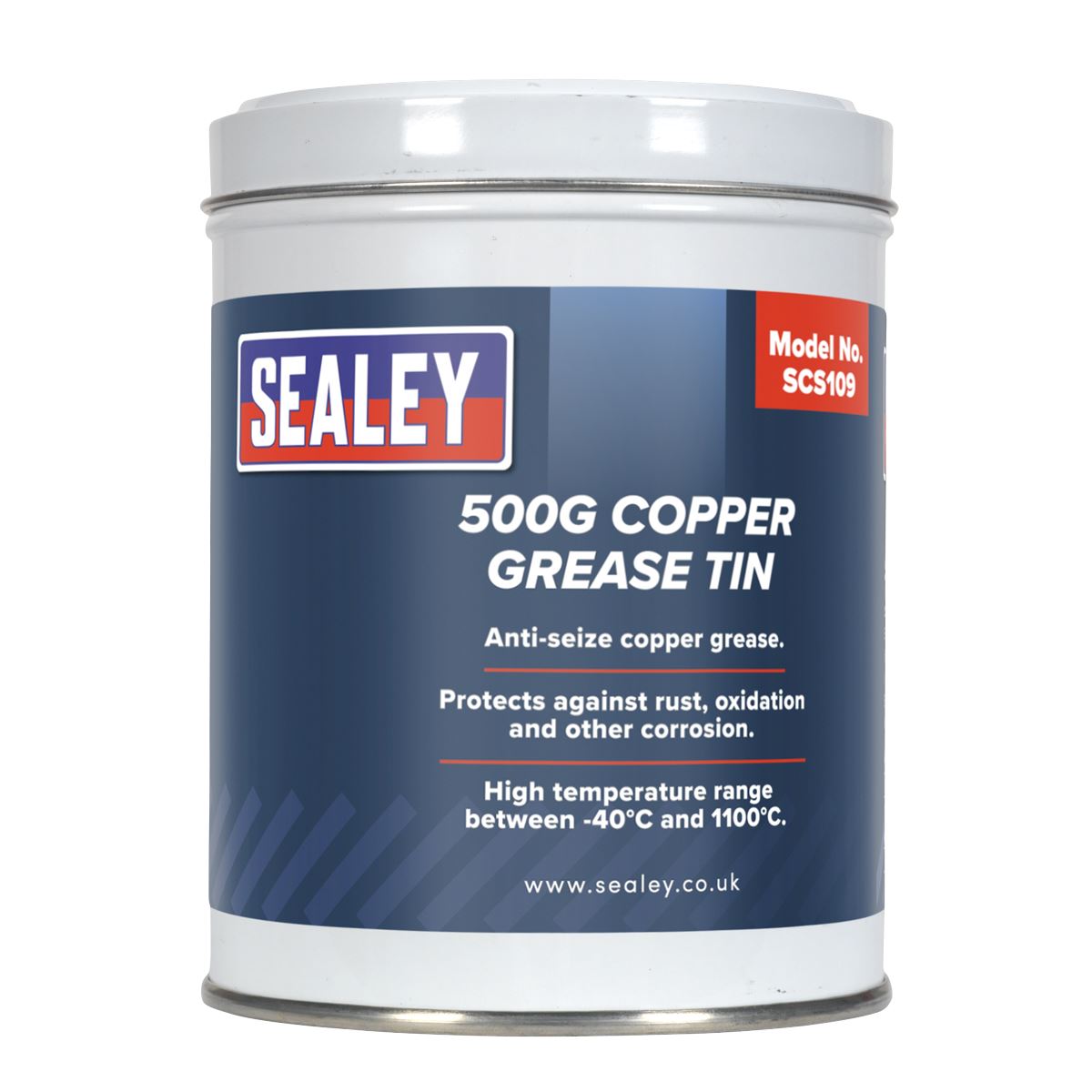 Sealey Copper Grease 500g Tin