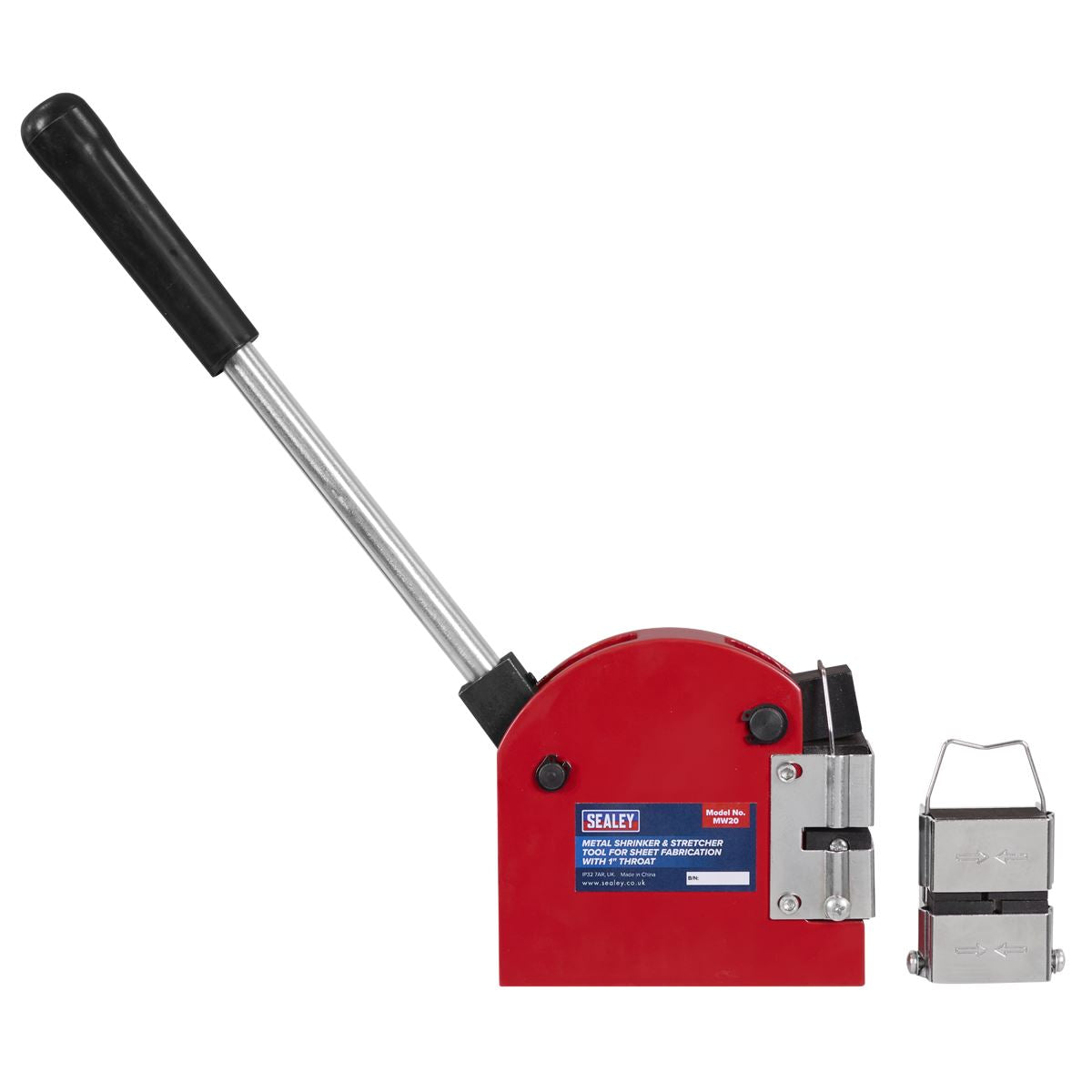 Sealey Metal Shrinker & Stretcher Tool for Sheet Fabrication with 1" Throat  White Rose Tools