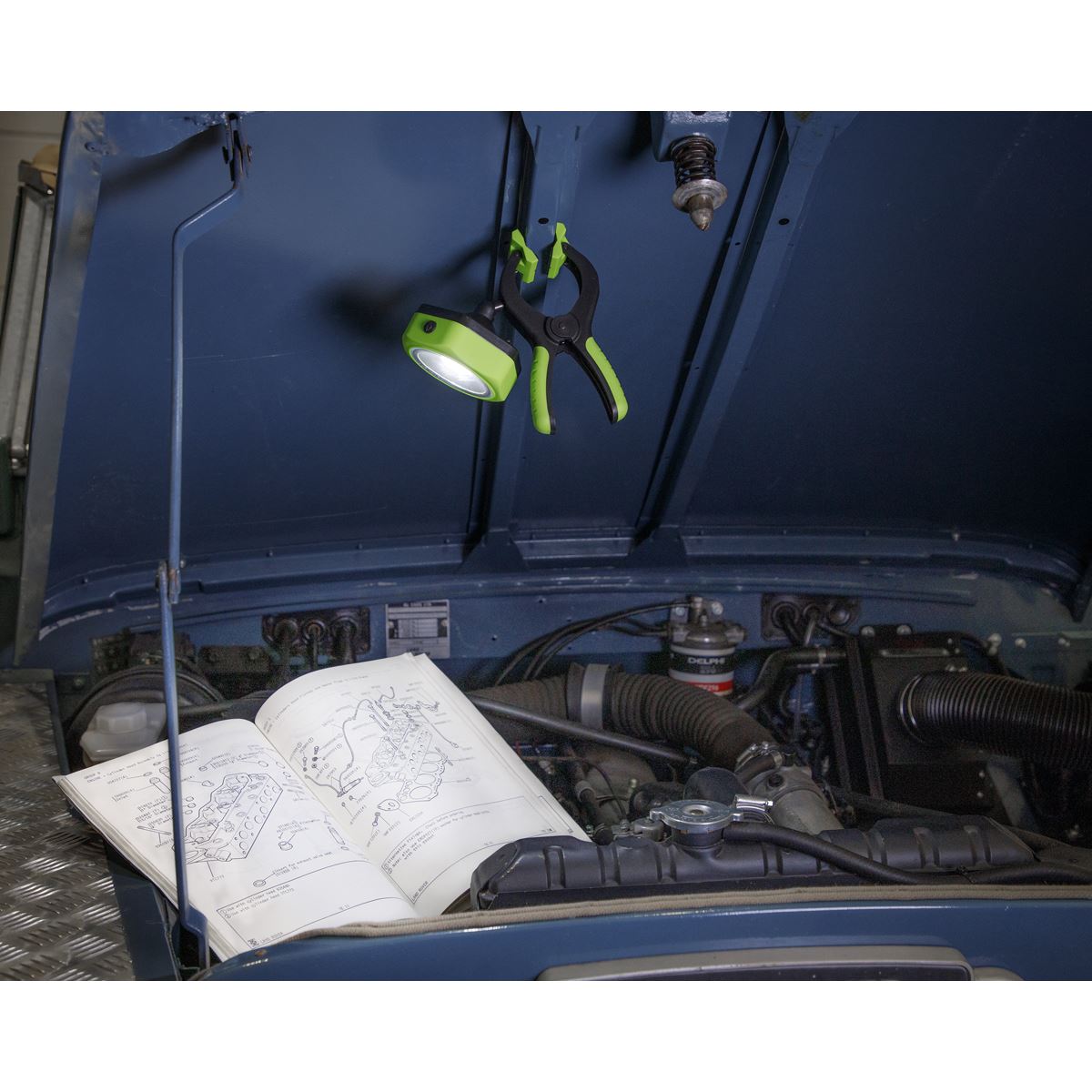 Sealey Work Light with Clamp 3W COB LED 