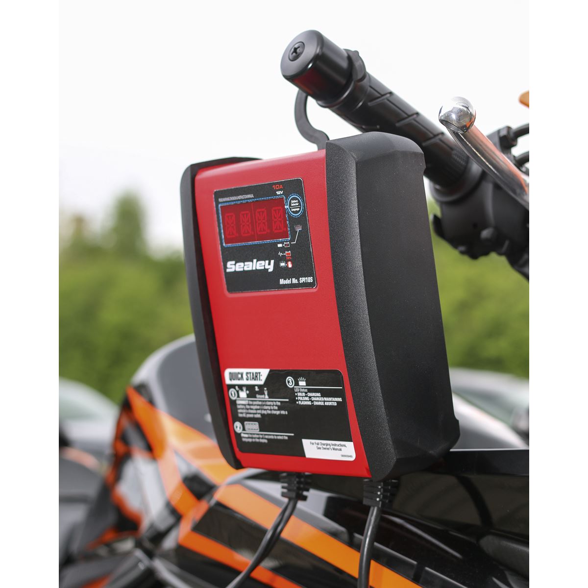 Sealey Intelligent Speed Charge Battery Charger/Maintainer 10A 12V 