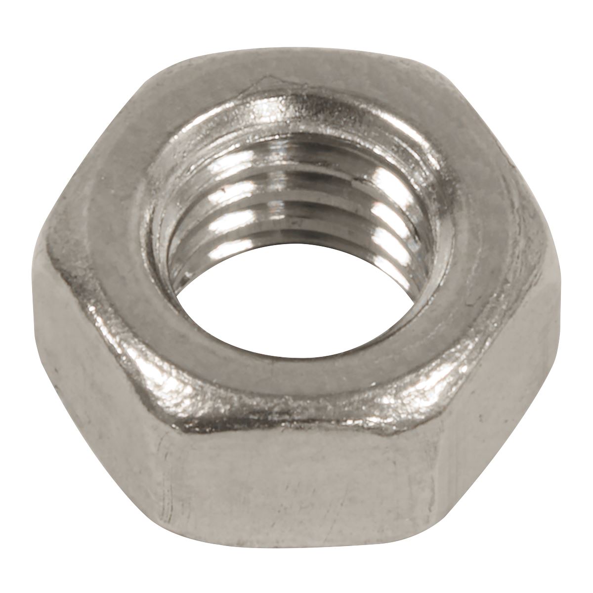 Sealey Stainless Steel Nut DIN 934 - M5 A2 - Pack of 100