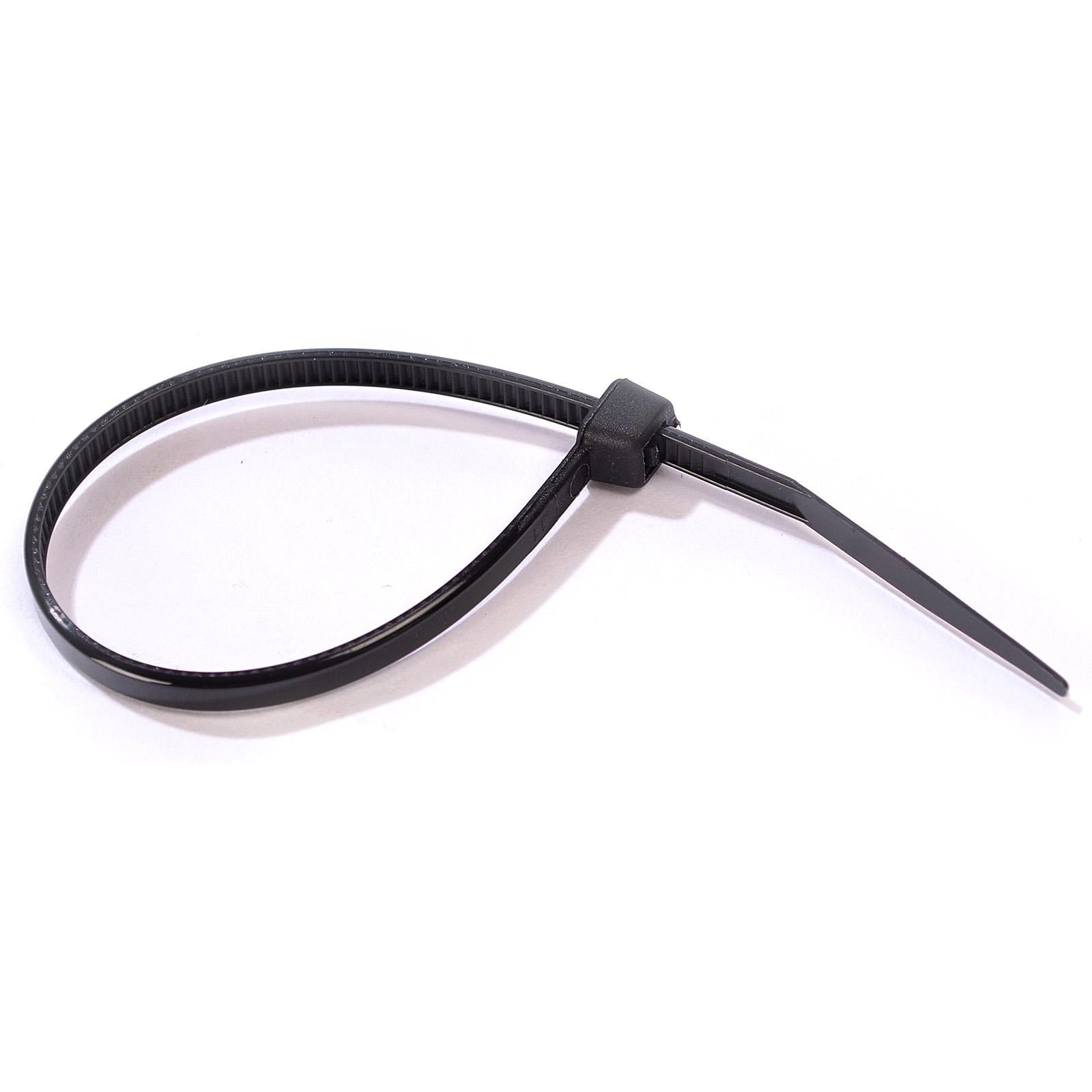 BlueSpot Cable Ties Black 3.6mm x 150mm 100 Piece  White Rose Tools