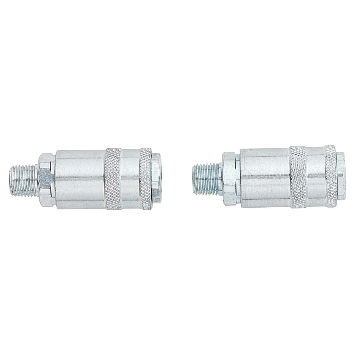 Draper 1/4" Male Quick Coupling (Pack of 2) 70863  White Rose Tools