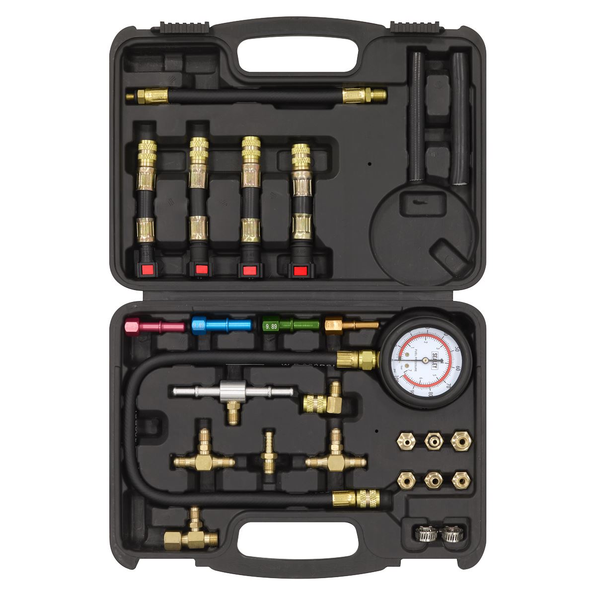 Sealey Fuel Pressure Test Kit  White Rose Tools