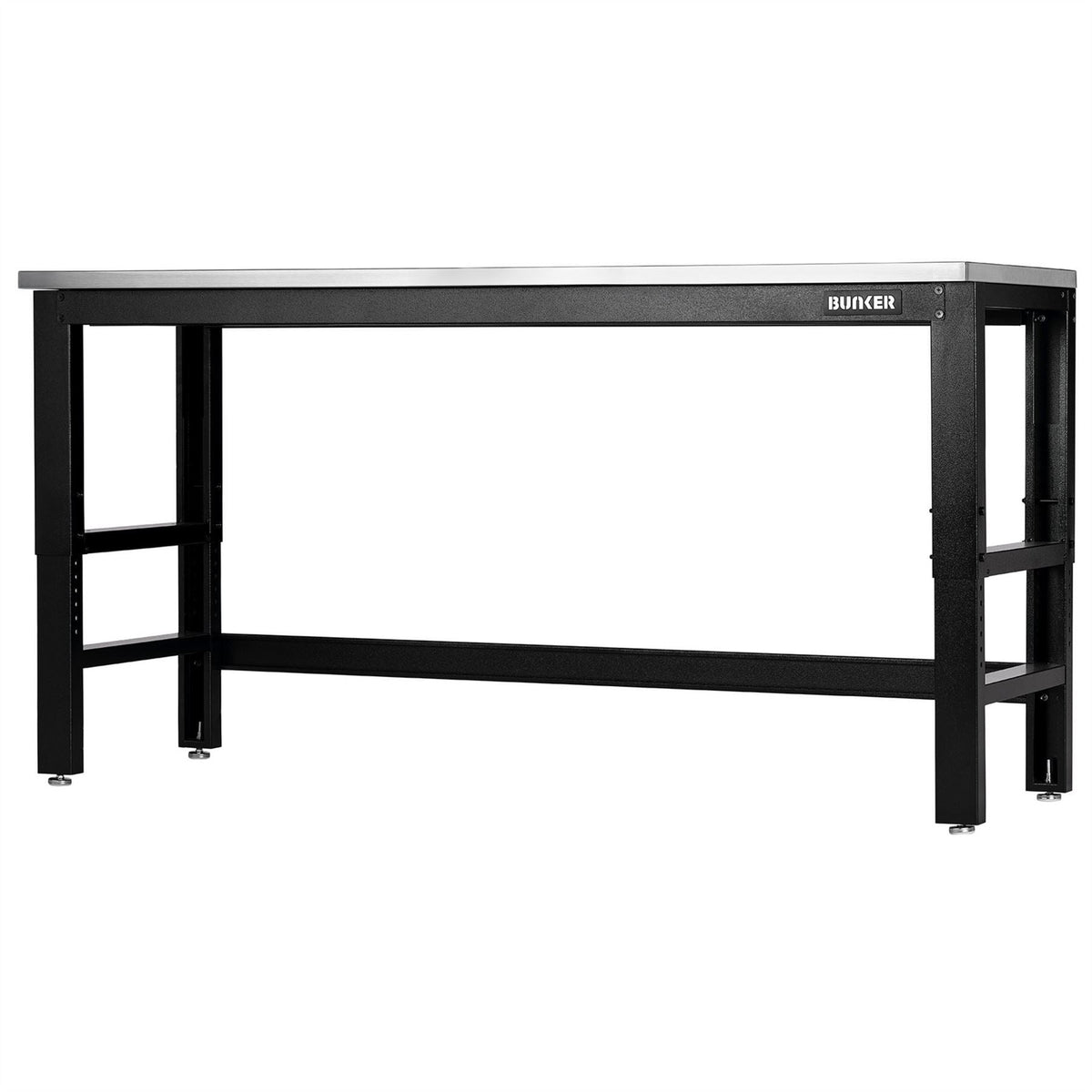 BUNKER Workbench with Stainless Steel Worktop 1830mm 28095  White Rose Tools