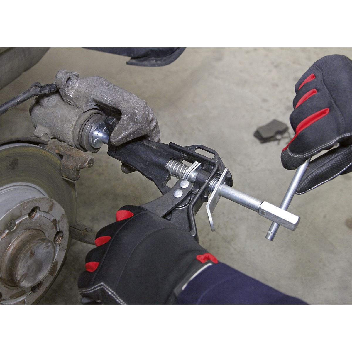 Sealey Brake Piston Wind-Back Tool Kit 5pc 