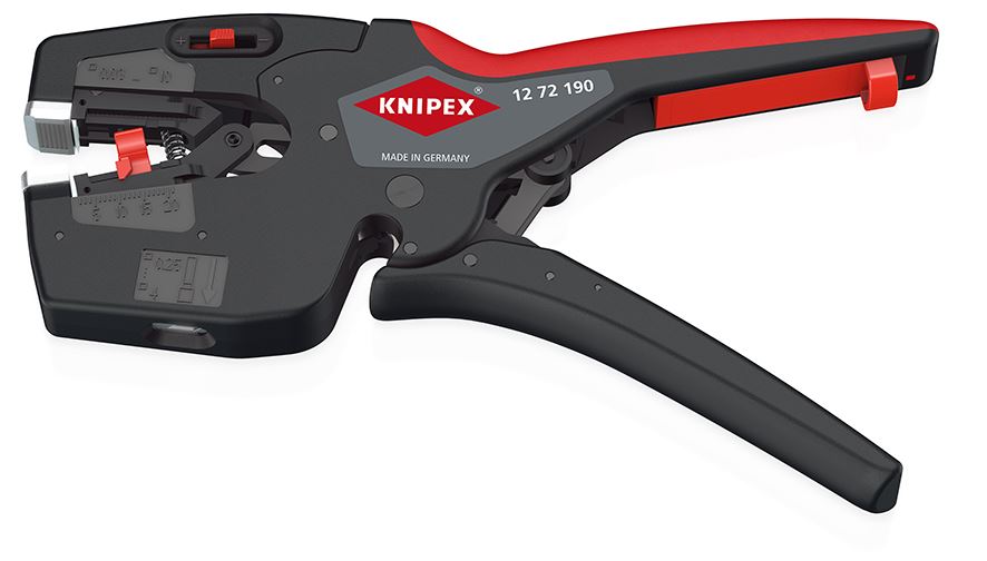 Knipex NexStrip 190mm Multi Tool for Electricians 0.03-10mm Non Slip Handles 12 72 190