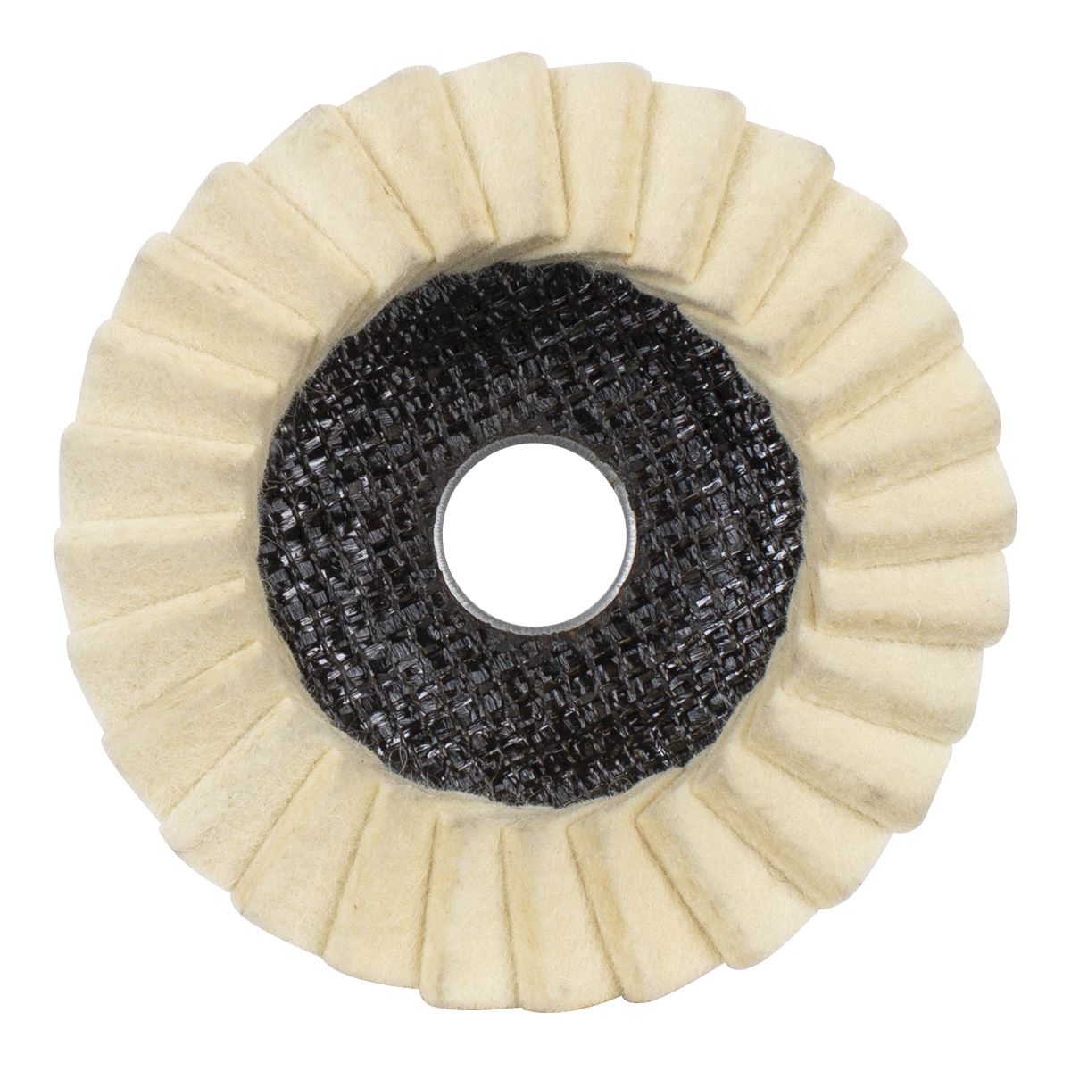 Sealey Felt Flap Disc Ø115mm Ø22mm Bore - Pack of 5  White Rose Tools