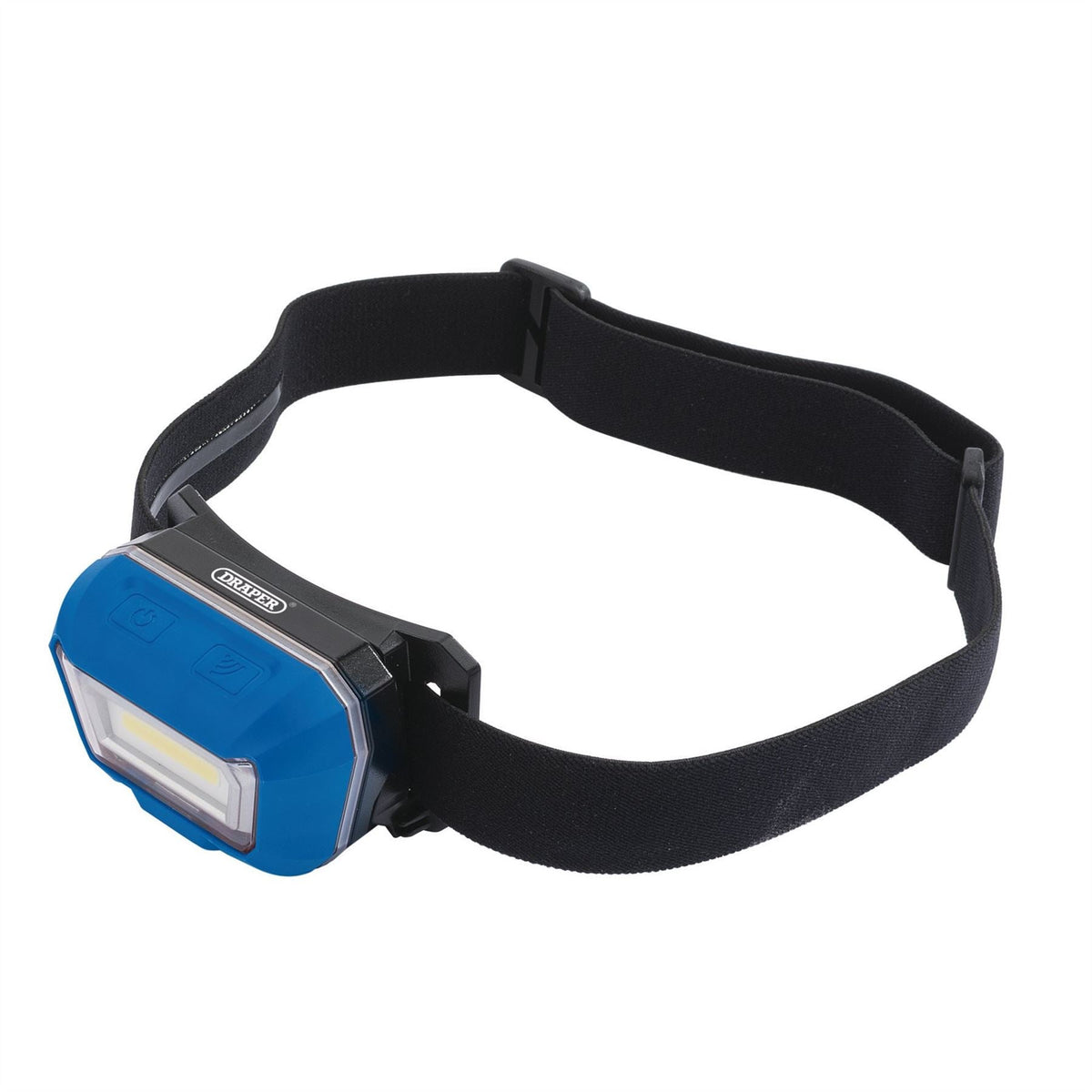 Draper COB LED Rechargeable Head Torch 3W 300 Lumens 54374  White Rose Tools