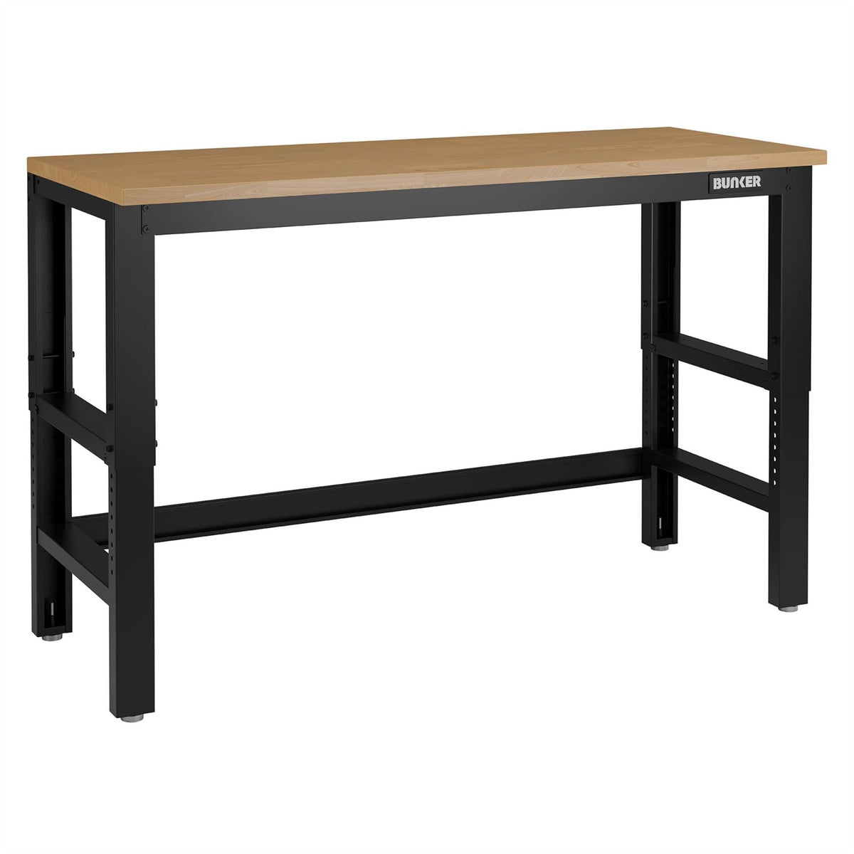 BUNKER Workbench with Hardwood Worktop 1550mm 27347  White Rose Tools