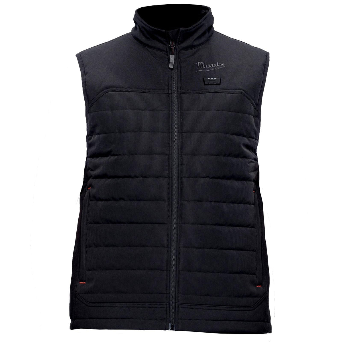 Milwaukee M12 HEXON Heated Puffer Vest Black M12 HPVBL3-0 - Choose Size  White Rose Tools