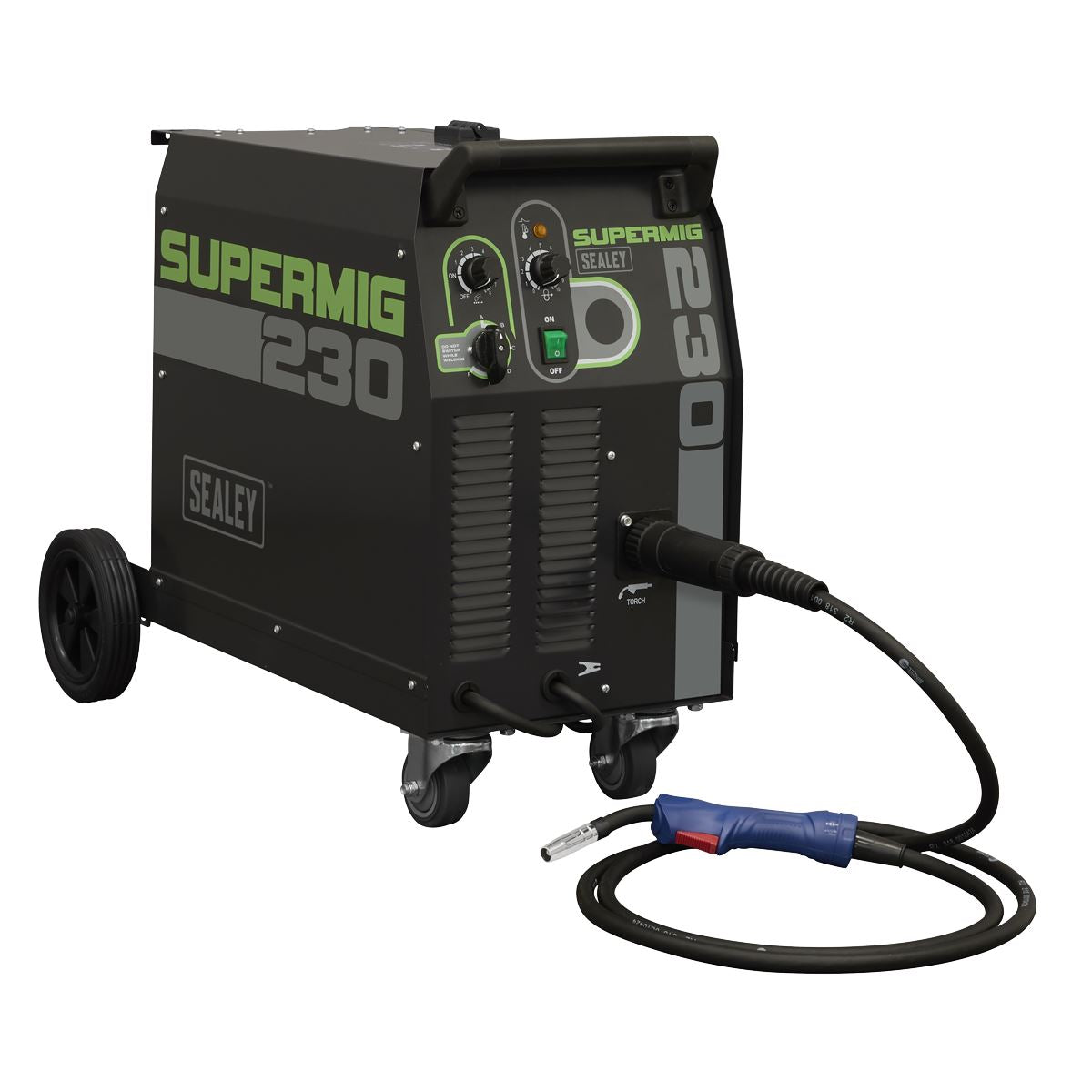 Sealey Professional MIG Welder 230A 230V with Binzel® Euro Torch