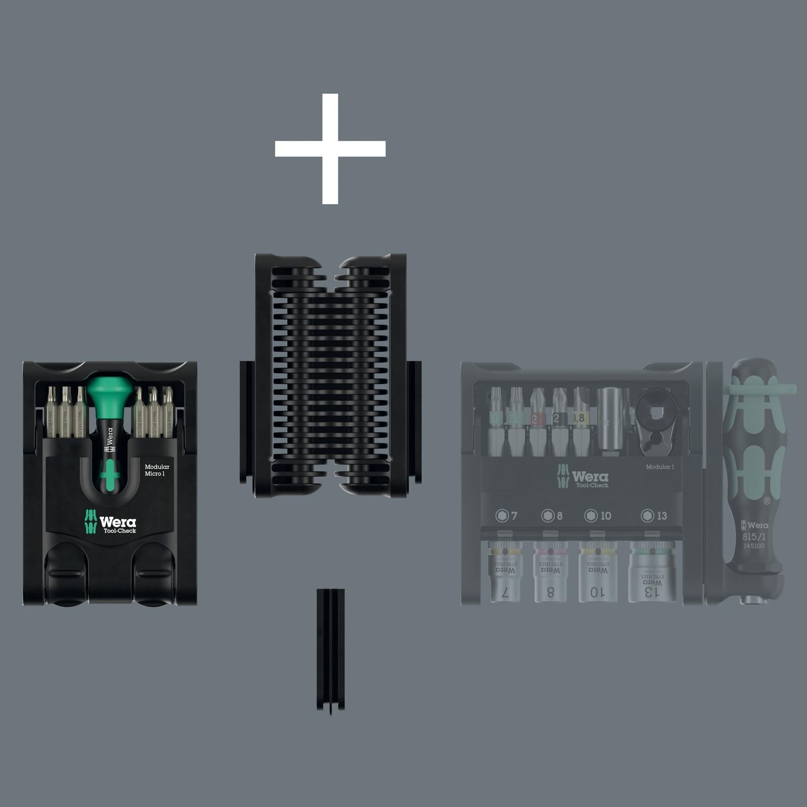 Wera Precision Screwdriver Bit Set with Handle Tool Check Modular Micro 1 21 Pieces  White Rose Tools