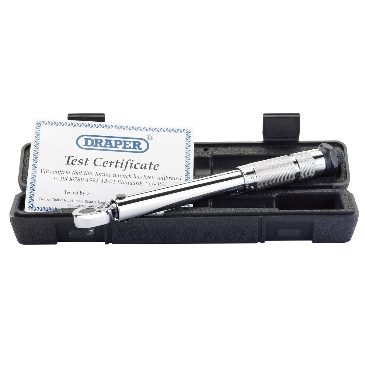 Draper Torque Wrench 1/4" Sq. Dr. 5 - 25Nm 78639  White Rose Tools
