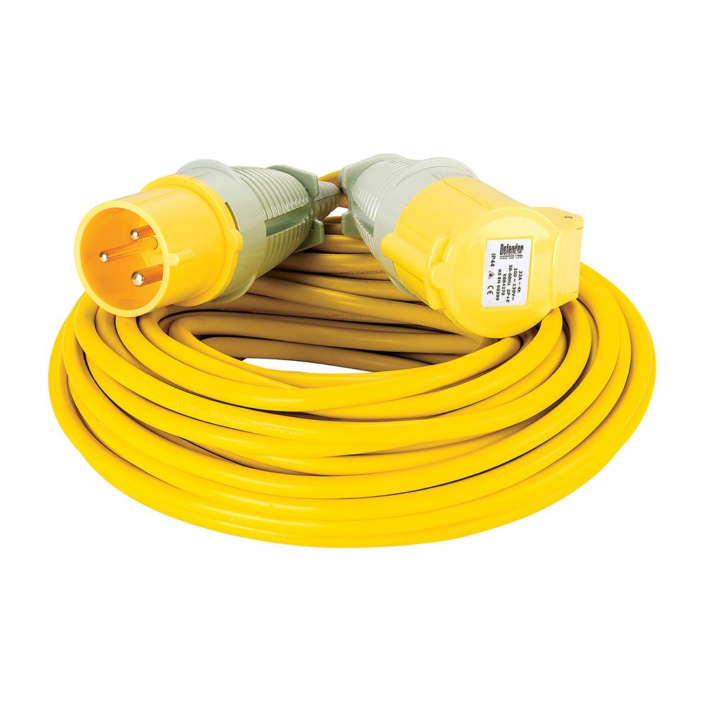 Defender Arctic Extension Lead 2.5mm2 32A 25m 110V E85249