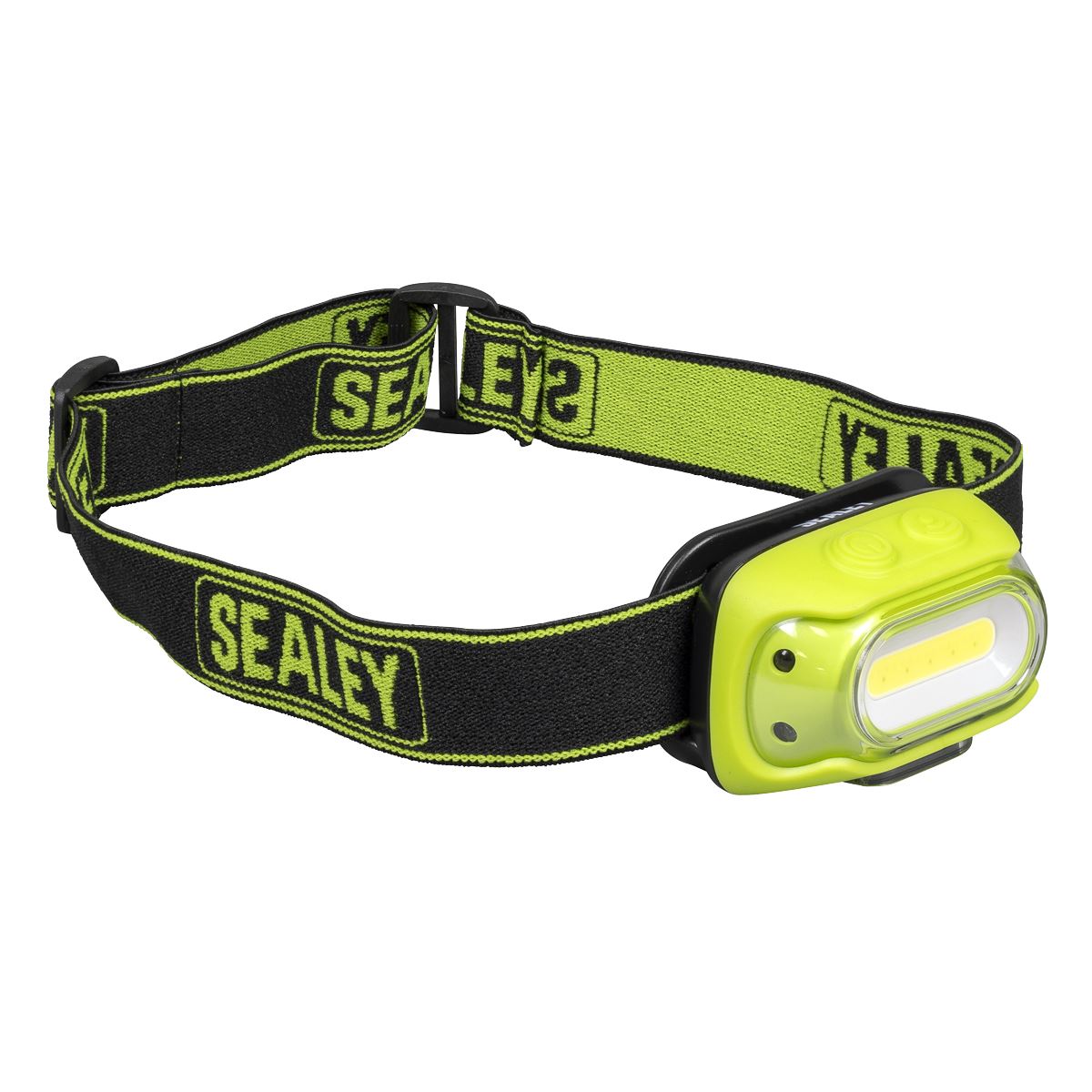 Sealey Rechargeable Head Torch with Auto-Sensor 8W COB LED - Green 