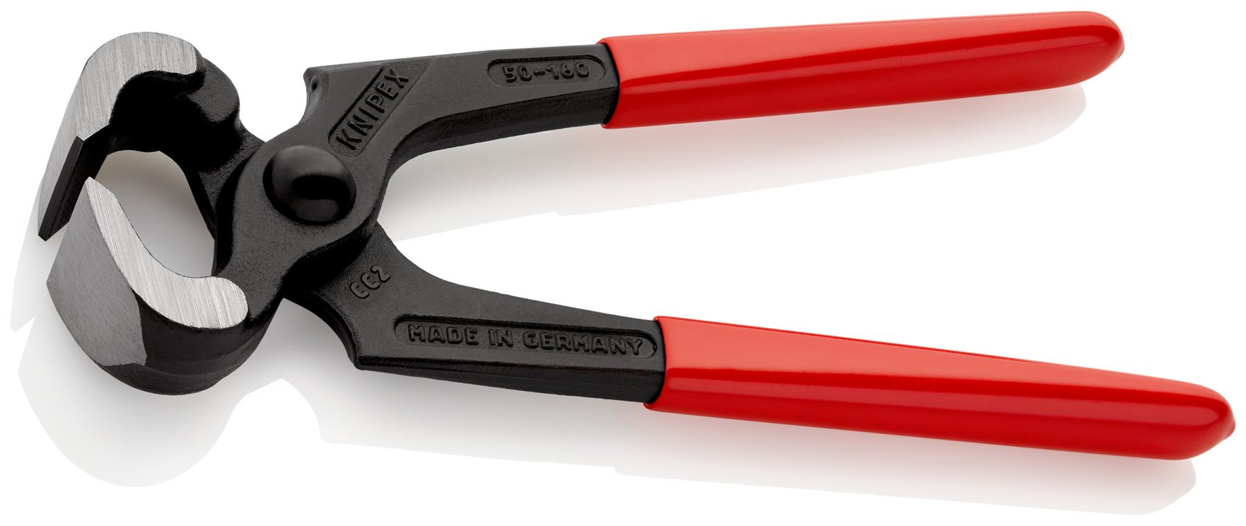 KNIPEX Carpenters Pincers 160mm Plastic Coated Handles 50 01 160