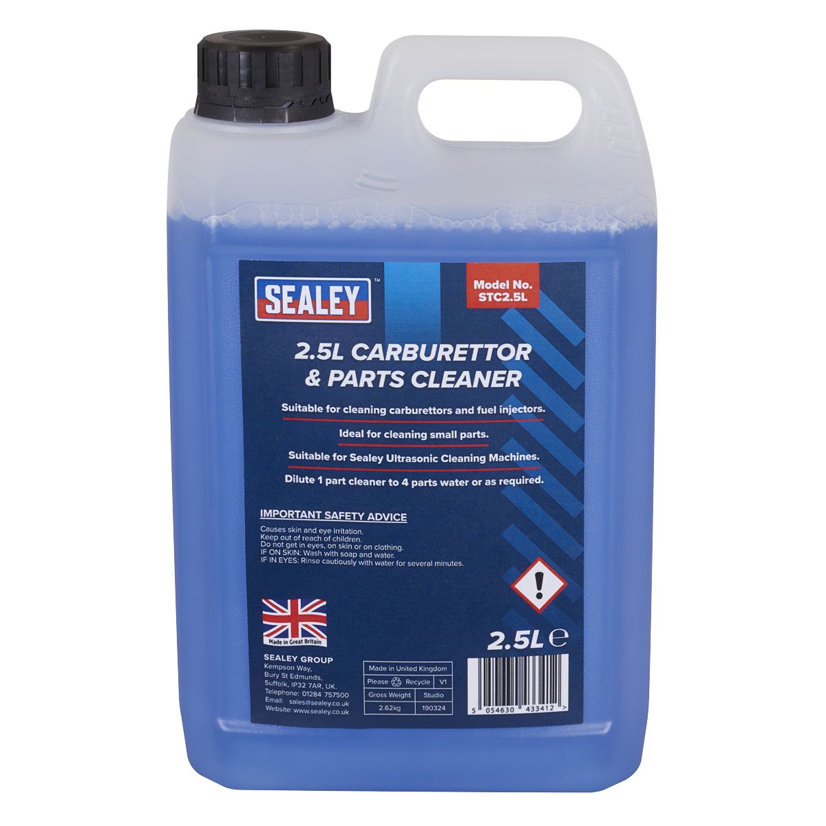 Sealey Carburettor & Parts Cleaner 2.5L