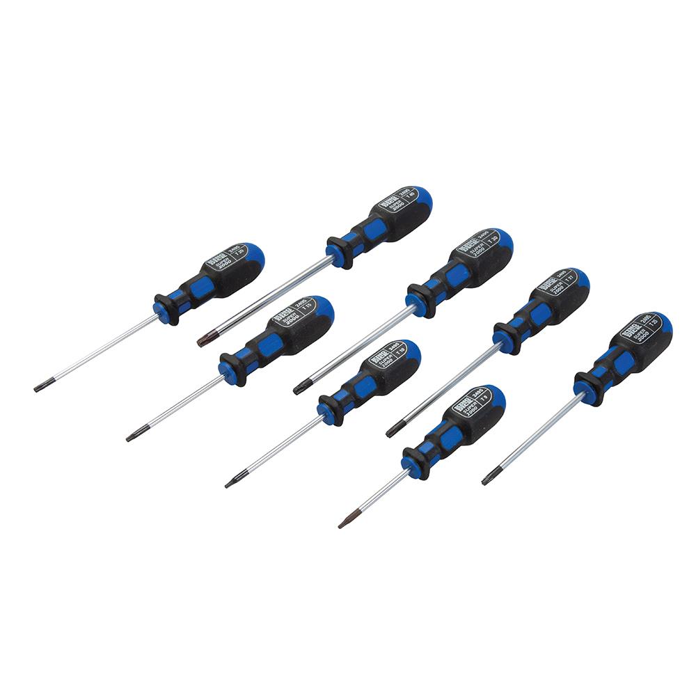 King Dick Screwdriver Set 8pce T9 - T40 256113