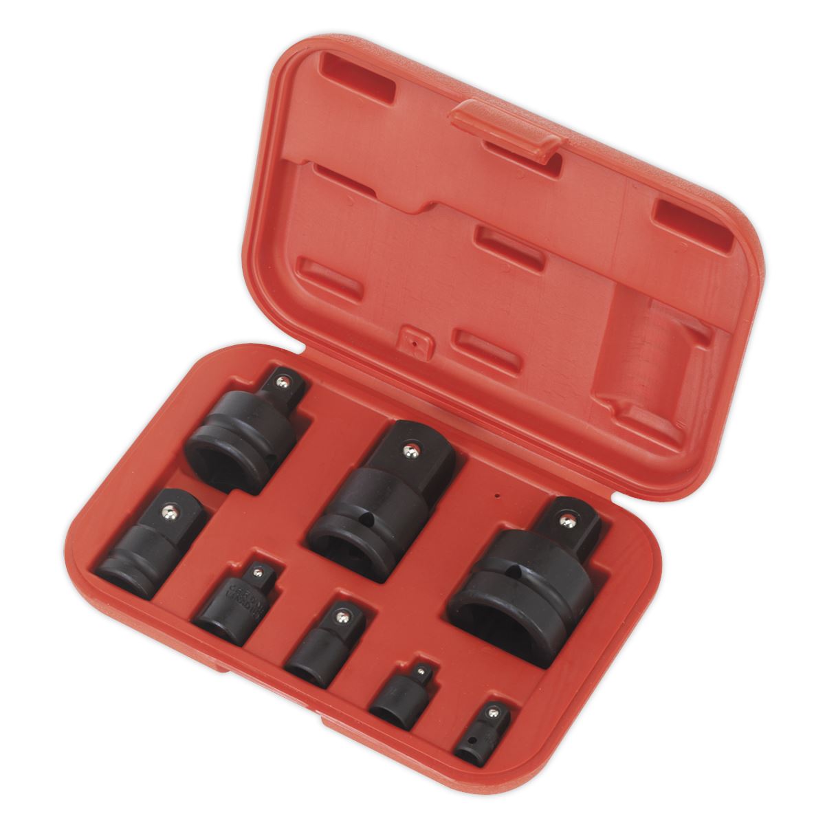 Sealey 8 Piece Impact Socket Adaptor Reducer Set  1/4" 3/8" 1/2" 3/4" 1 