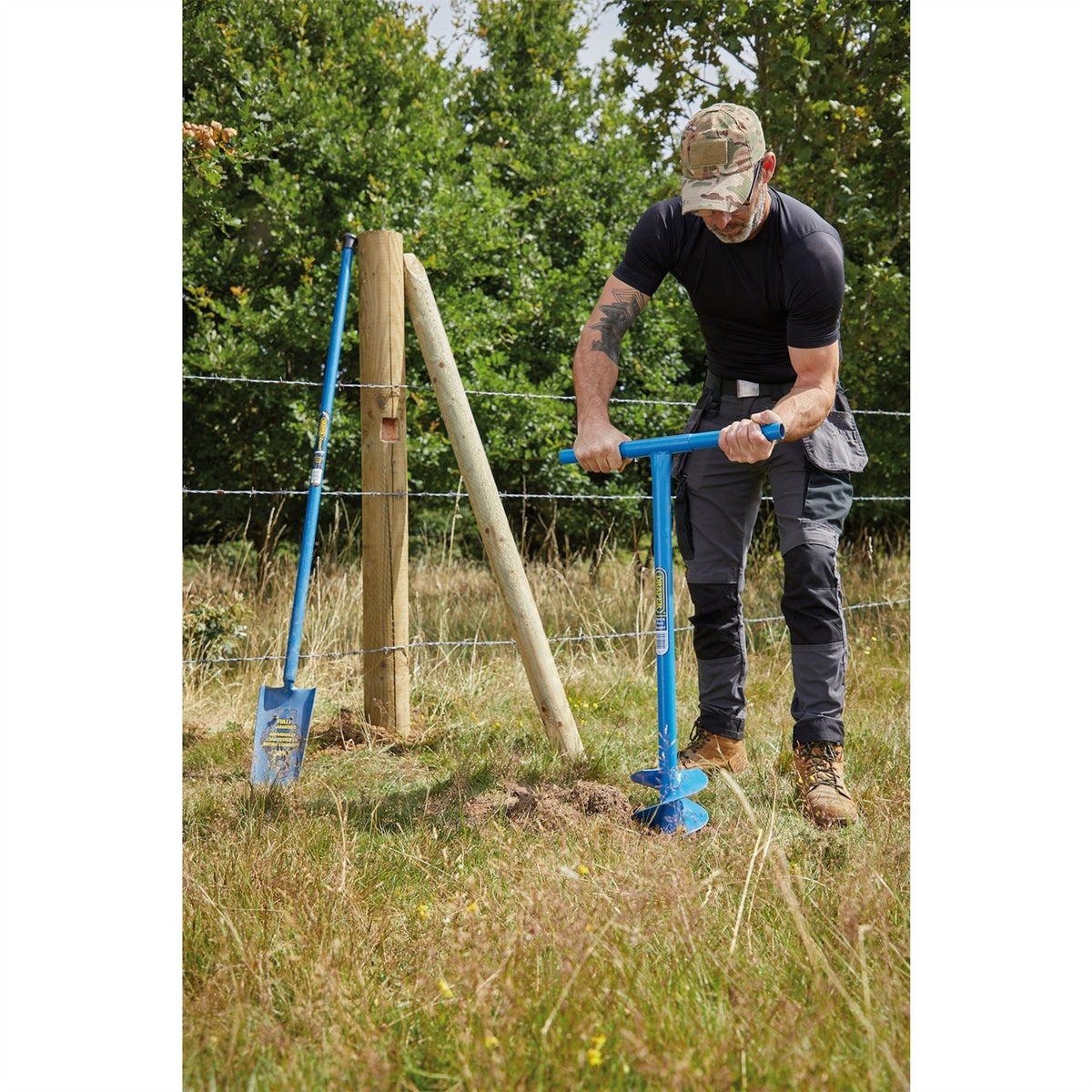 Draper Fence Post Auger 1050 x 150mm 24414  White Rose Tools