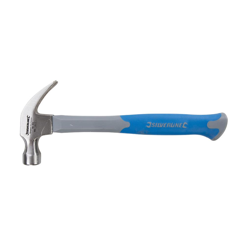 Silverline Claw Hammer Fibreglass 16oz (454g) HA10  White Rose Tools