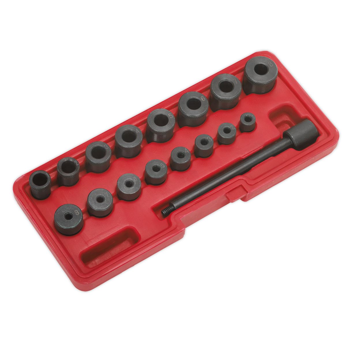 Sealey Universal Clutch Aligning Tool Set 17pc 