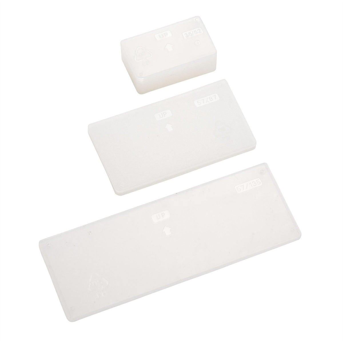 Draper Expert Assorted Plastic Draw Dividers (Pack of 16) 68237  White Rose Tools