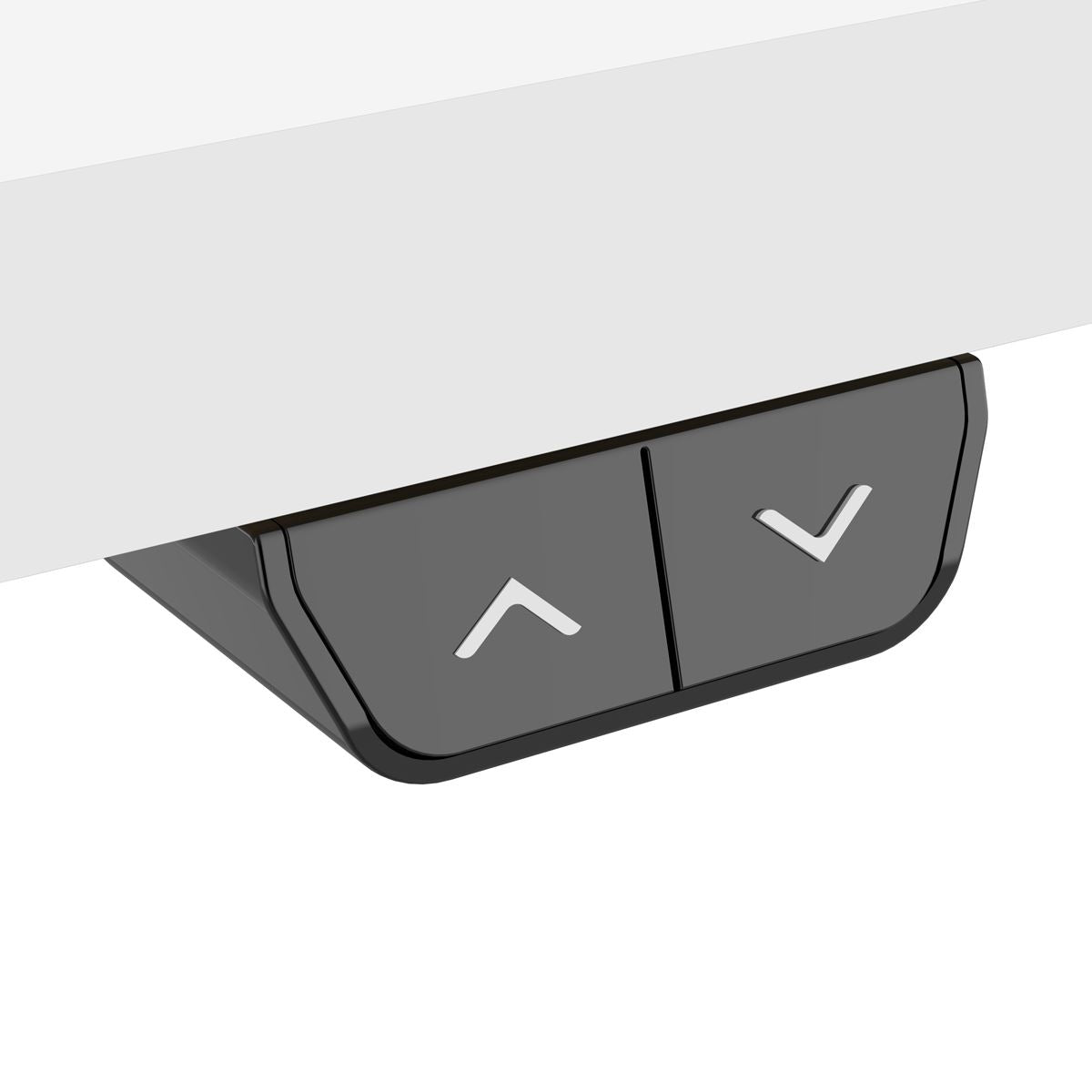 Dellonda Single Motor Height-Adjustable Electric Sit & Stand Desk with White Desktop & Frame 