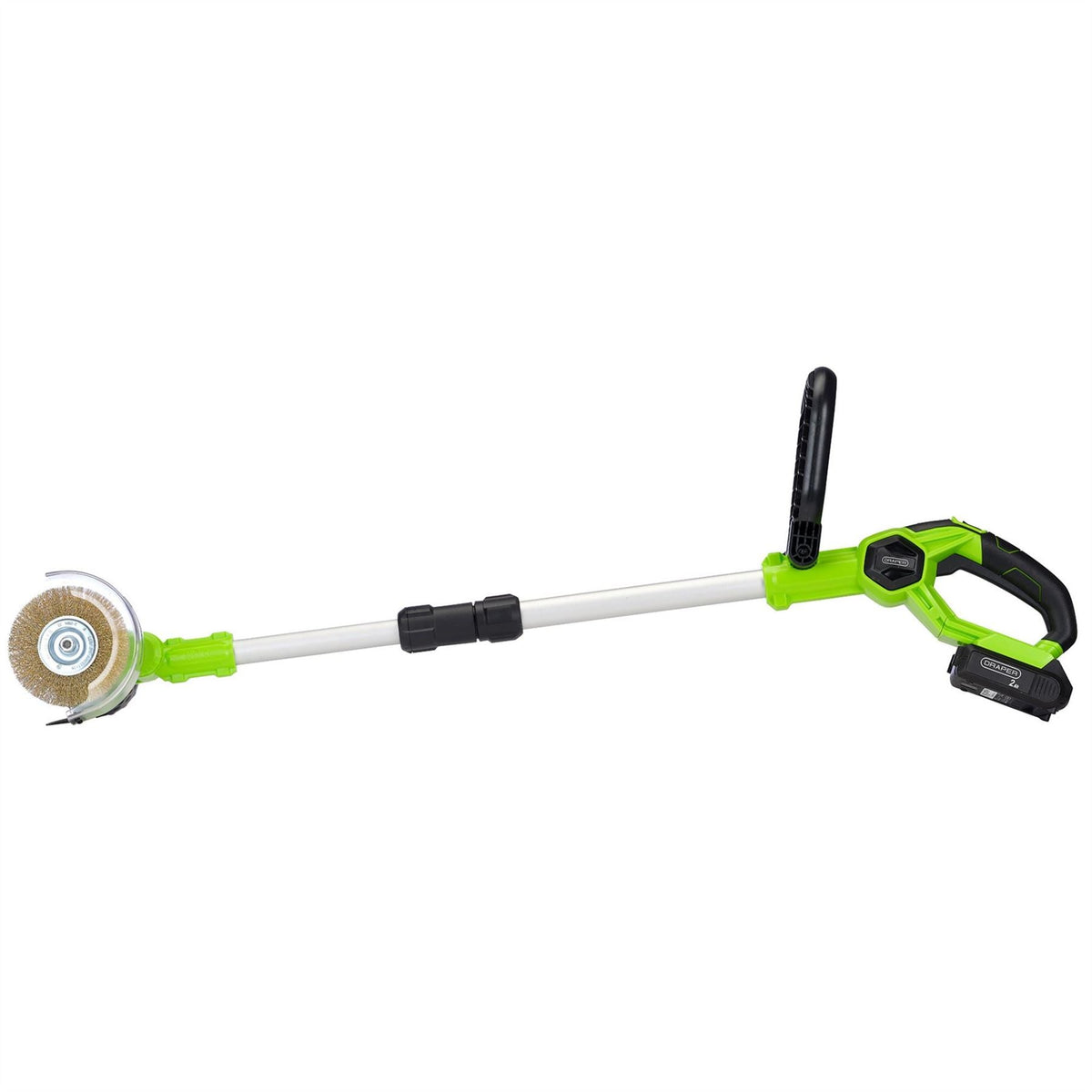 Draper 18V Weed Remover 1 x 2.0Ah Battery 1 x Charger 31866  White Rose Tools