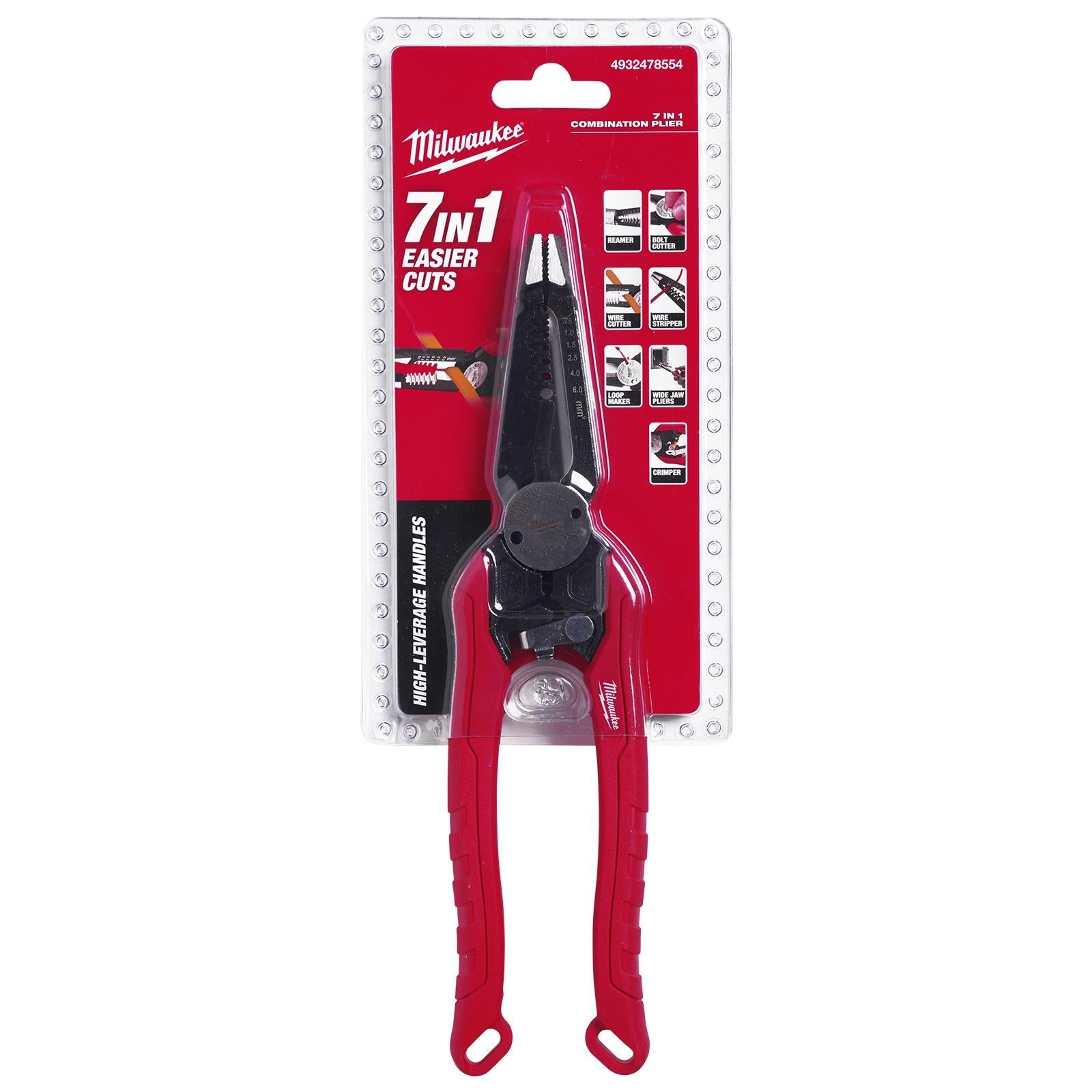 Milwaukee Combination Wire Stripping Pliers 7 in 1 