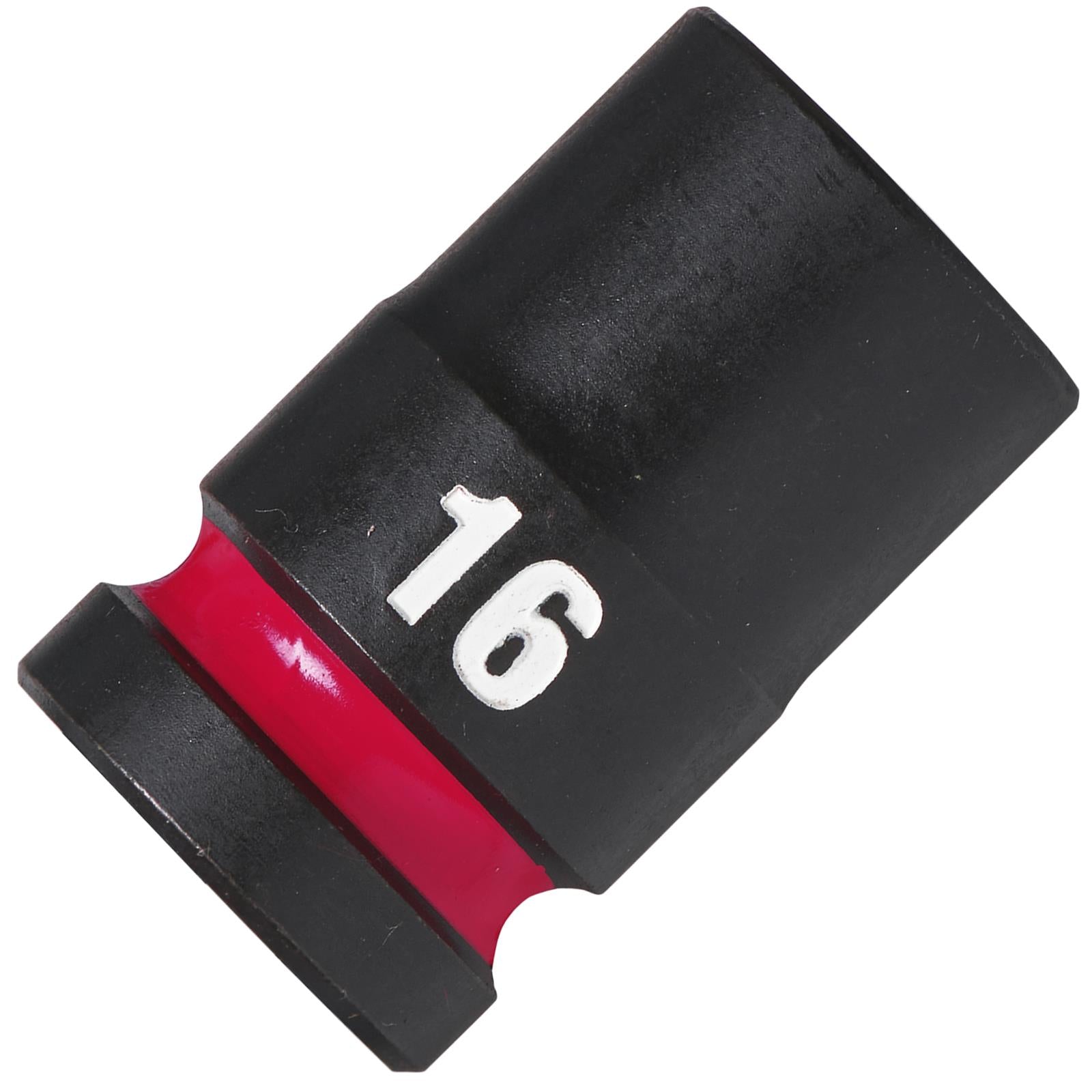 Milwaukee Impact Sockets Standard 1/2" Drive 8-32mm SHOCKWAVE Impact Duty 