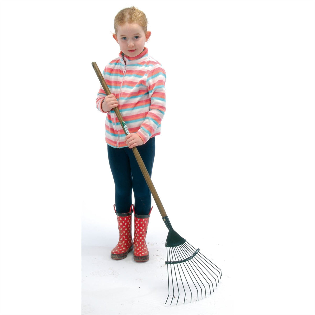 Draper Young Gardener Lawn Rake with Ash Handle 20688  White Rose Tools