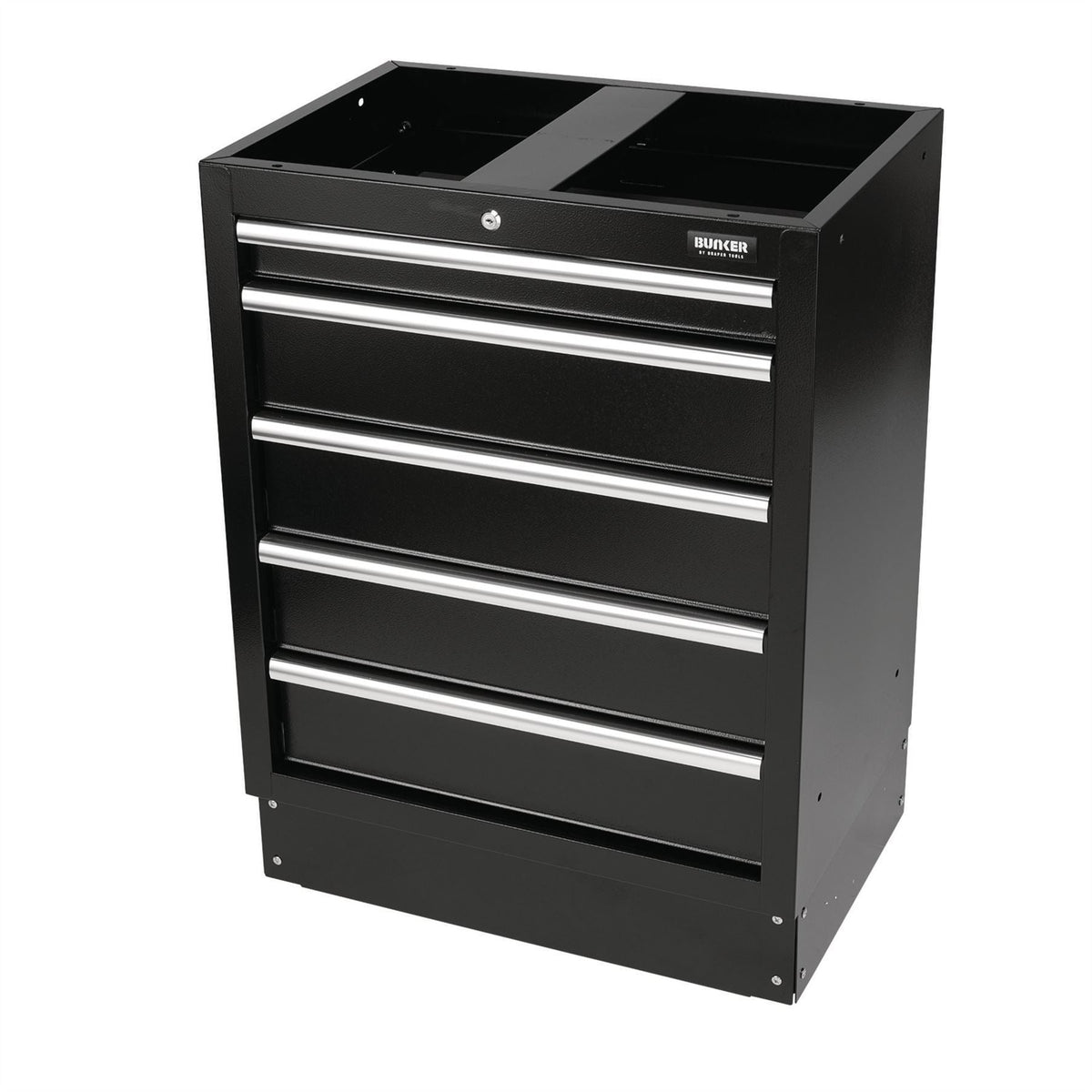 BUNKER Modular Floor Cabinet 5 Drawer 680mm 31387  White Rose Tools