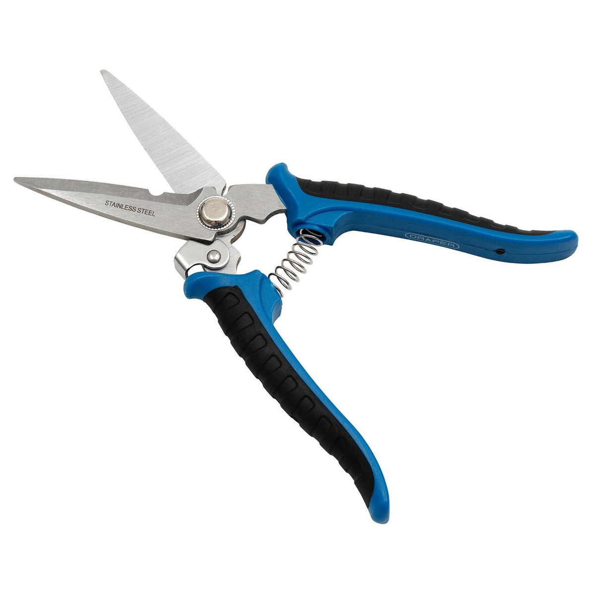 Draper Soft Grip Universal Snips 200mm 73745  White Rose Tools