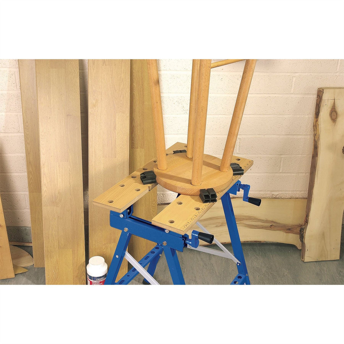 Draper Fold Down Workbench 605 x 625 x 755mm 68027  White Rose Tools