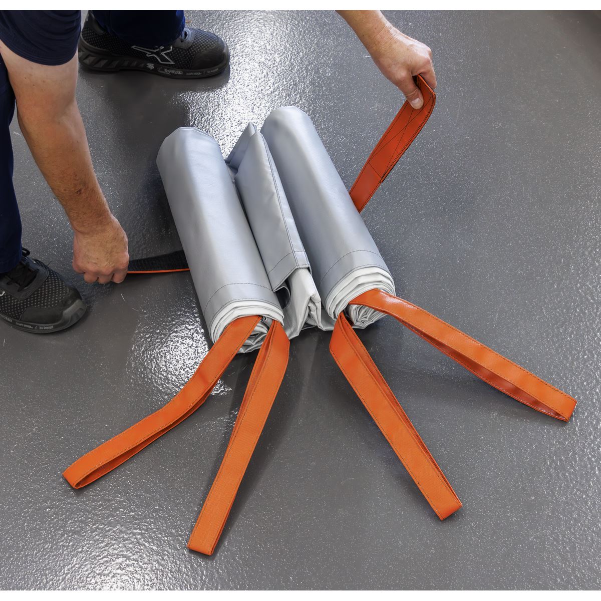 Sealey Silicone-Coated Lithium Battery Fire Safety Blanket 3 x 4m