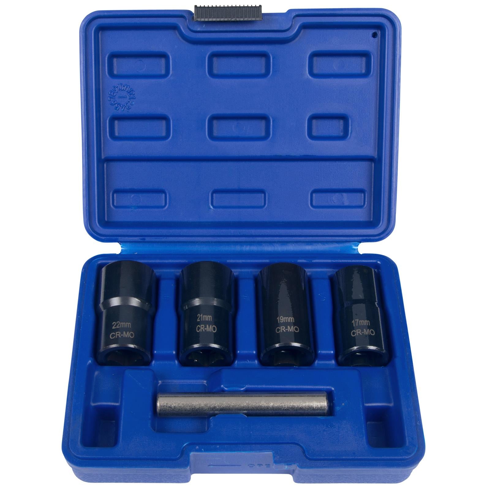 BlueSpot Locking Wheel Nut Remover Set 5 Piece 17-22mm 