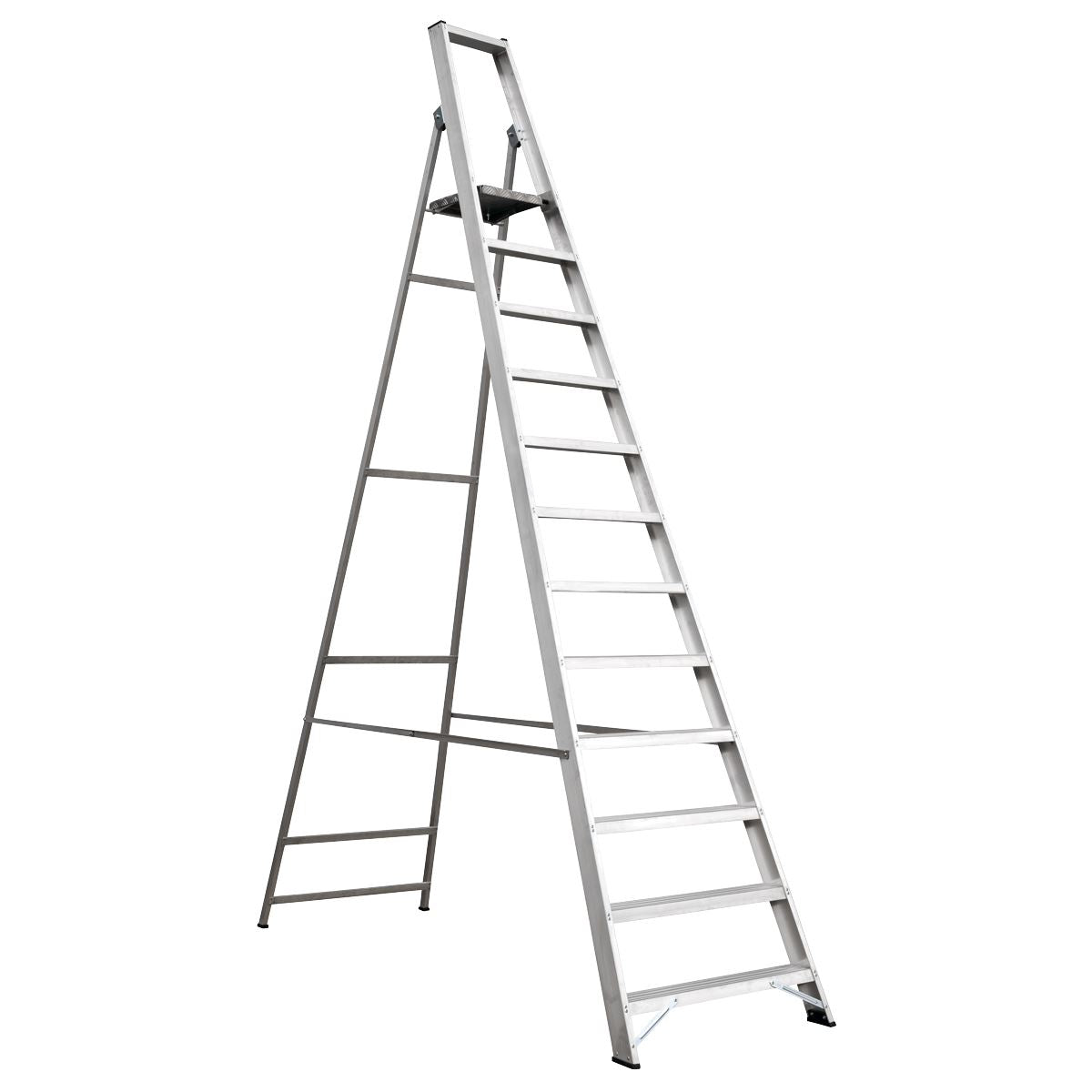 Sealey Aluminium Step Ladder 12-Tread Industrial BS EN 131 