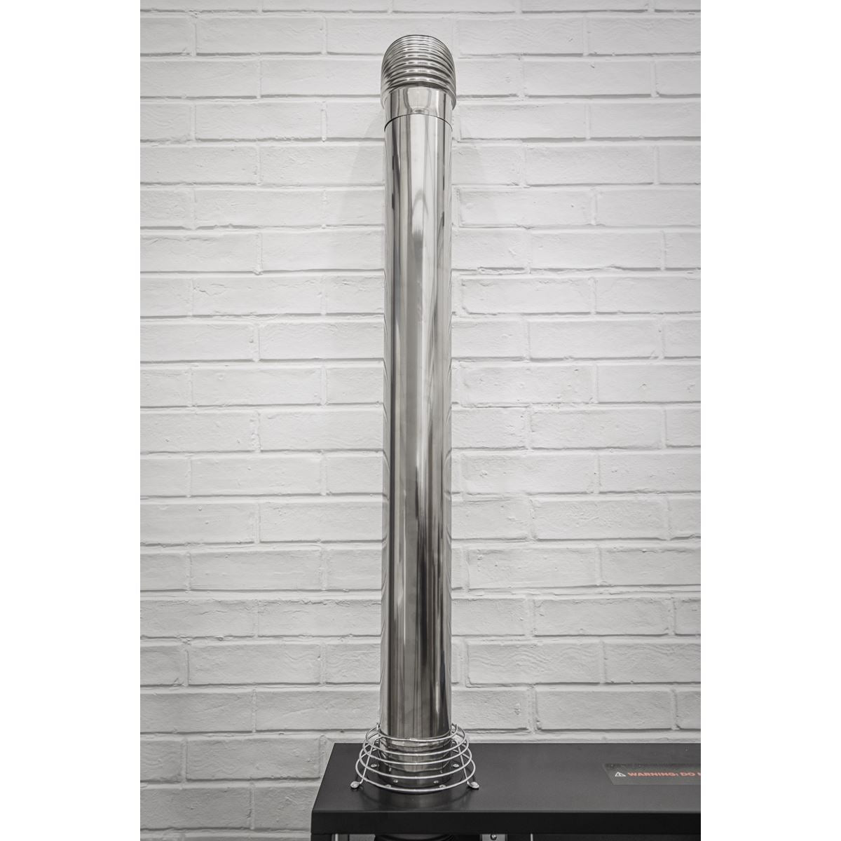 Sealey Stainless Steel Exhaust/Flue End Pipe for IR13/IR16 Ø100mm - 900mm 