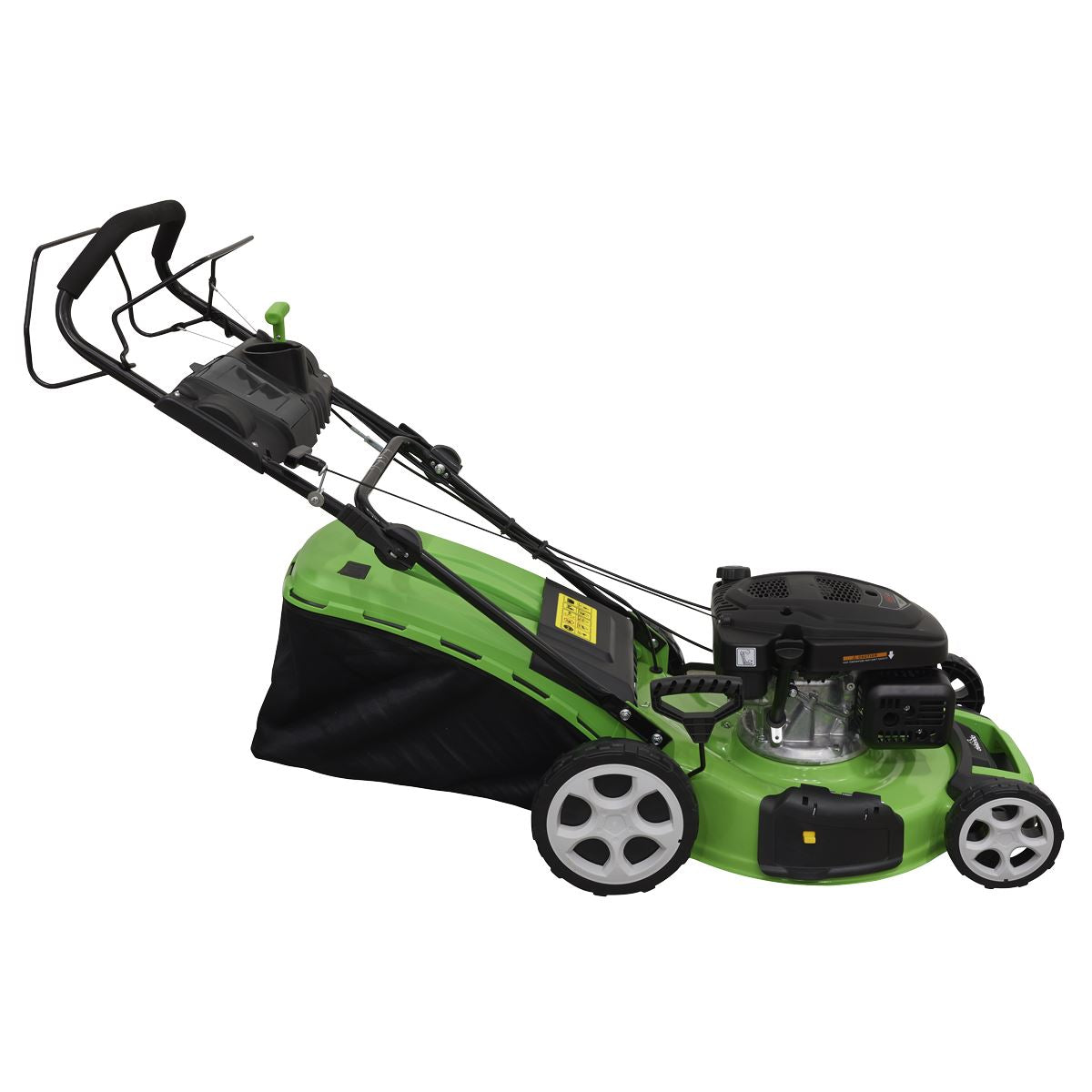 Dellonda Self-Propelled Petrol Lawnmower Grass Cutter with Height Adjustment & Grass Bag 171cc 20"/51cm 4-Stroke Engine