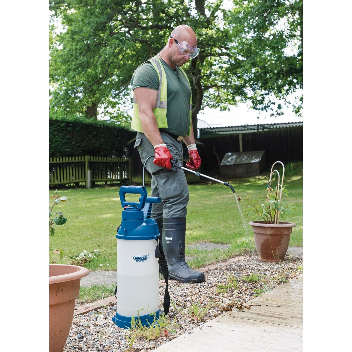 Draper Expert FPM Pump Sprayer 10L 82457  White Rose Tools