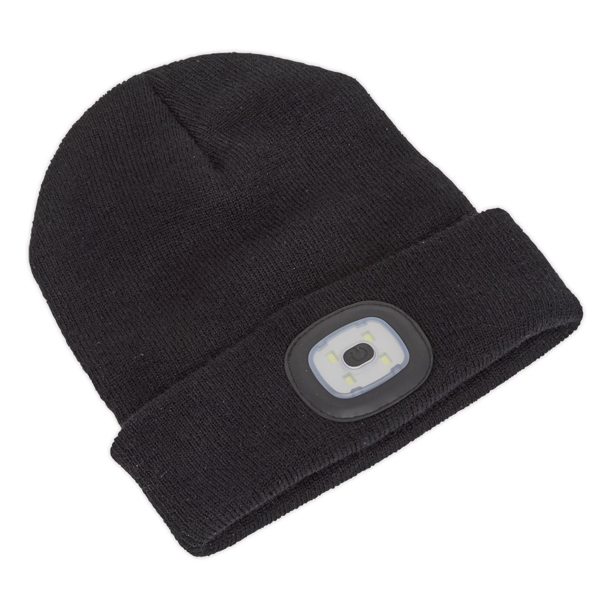 Sealey Beanie Hat 1W SMD LED USB Rechargeable 