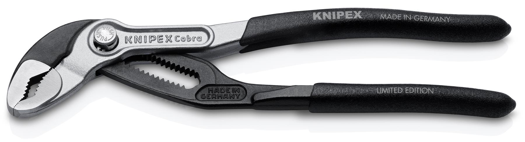 KNIPEX Cobra Water Pump Pliers 180mm Bi-Colour Limited Edition Black 87 99 180 S02