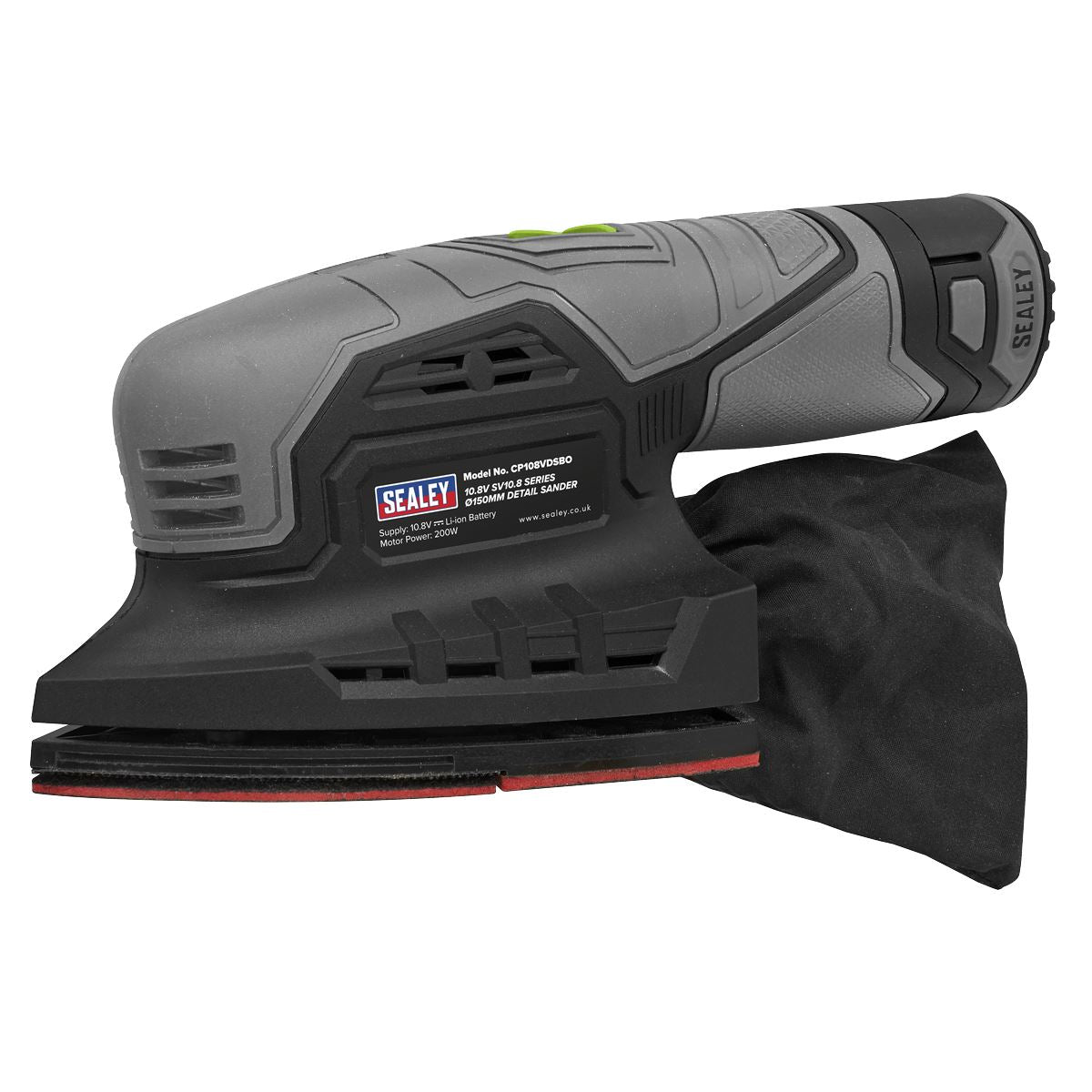 Sealey 150mm Detail Sander 10.8V SV10.8 Series