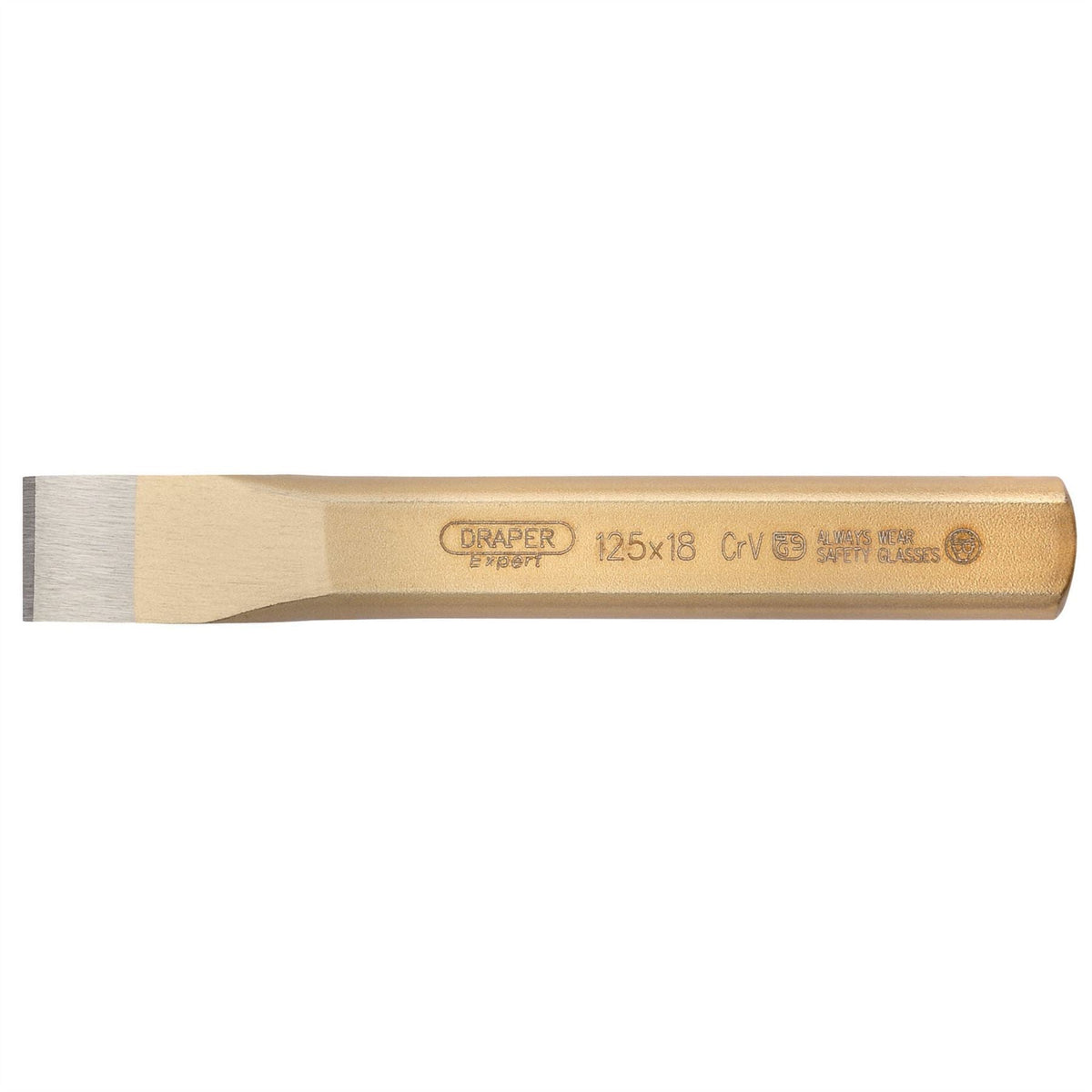 Draper Expert Flat Cold Chisel 18 x 125mm 51596  White Rose Tools