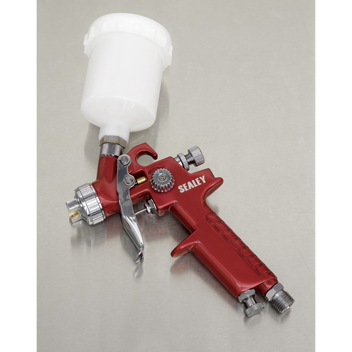 Sealey HVLP Gravity Feed Touch-Up Spray Gun - 0.8mm Set-Up 