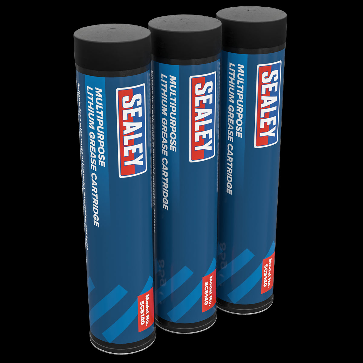Sealey Multipurpose Lithium Grease Cartridge 85g - Pack of 3
