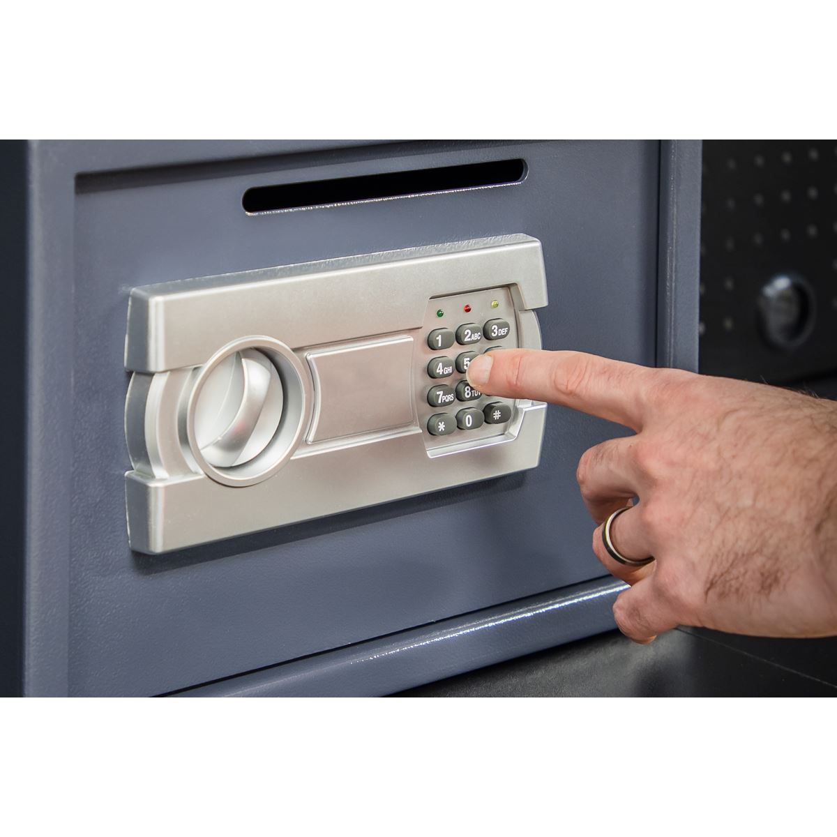 Sealey Electronic Combination Security Safe with Deposit Slot 350 x 250 x 250mm 